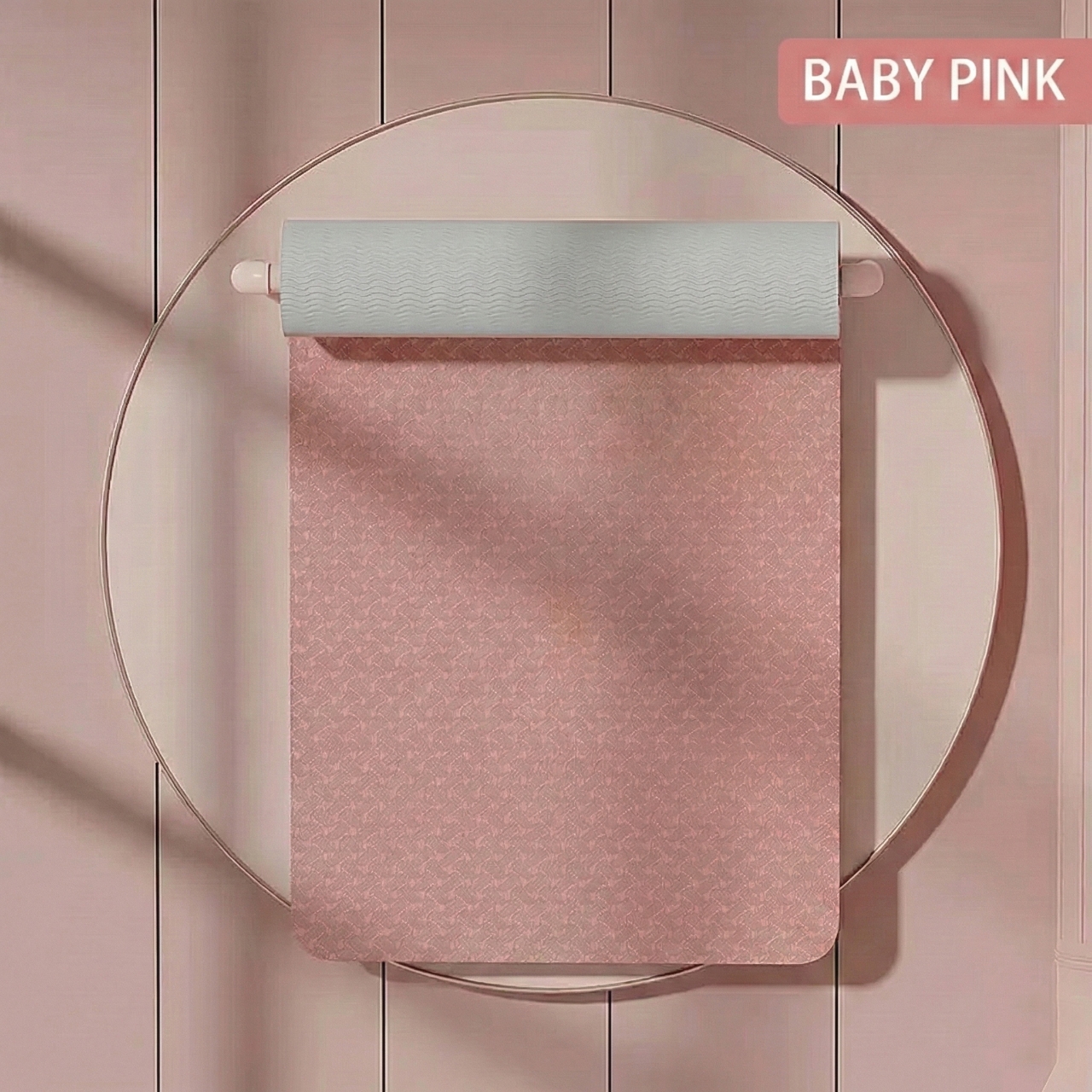 TPE - 183*61*0.8cm - Double Color Basic Yoga Mat